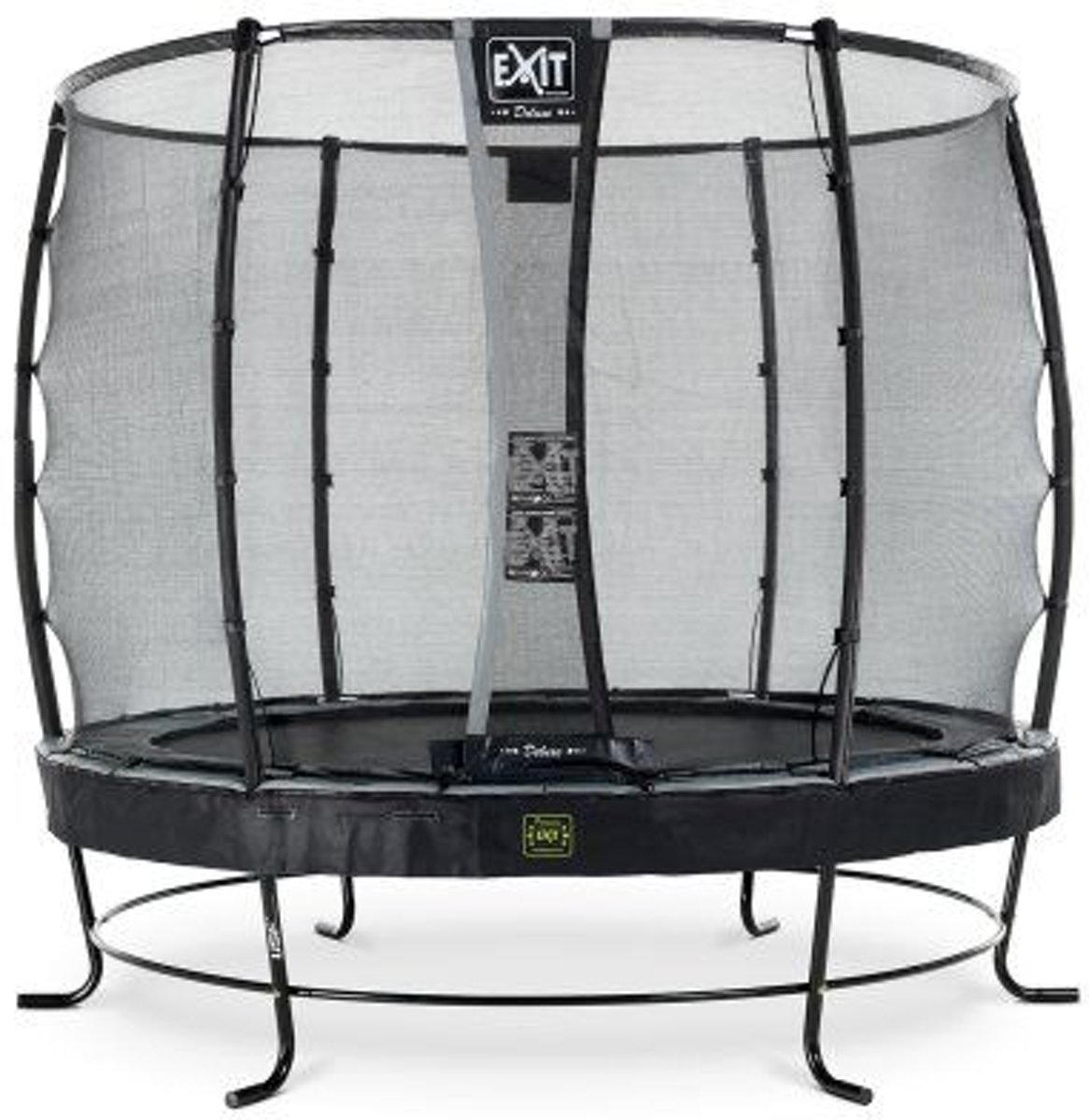 EXIT Elegant trampoline ø305cm met veiligheidsnet Deluxe - zwart