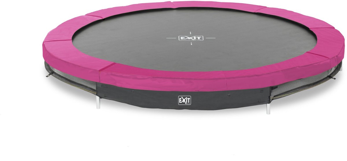 EXIT Silhouette inground trampoline ø244cm - roze