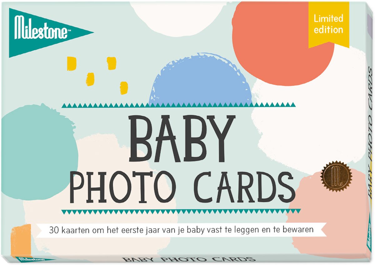 Milestone™ Baby Photo Cards - Cotton Candy