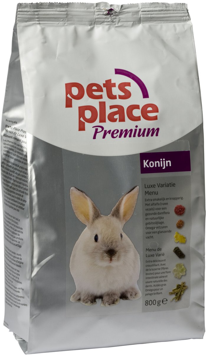 Pets Place Konijn Luxe Menu Premium - Konijnenvoer - 2.5 kg