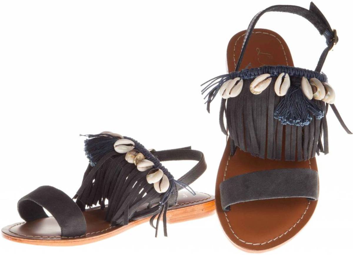 Goede bol.com | L'Atelier Tropezien - sandalen met schelpjes - maat 37 RO-01
