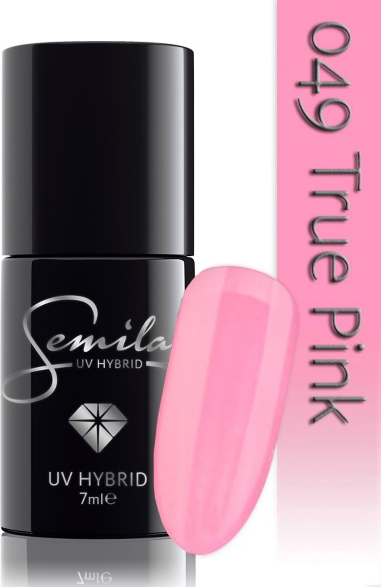 Foto van 049 UV Hybrid Semilac True Pink 7 ml.
