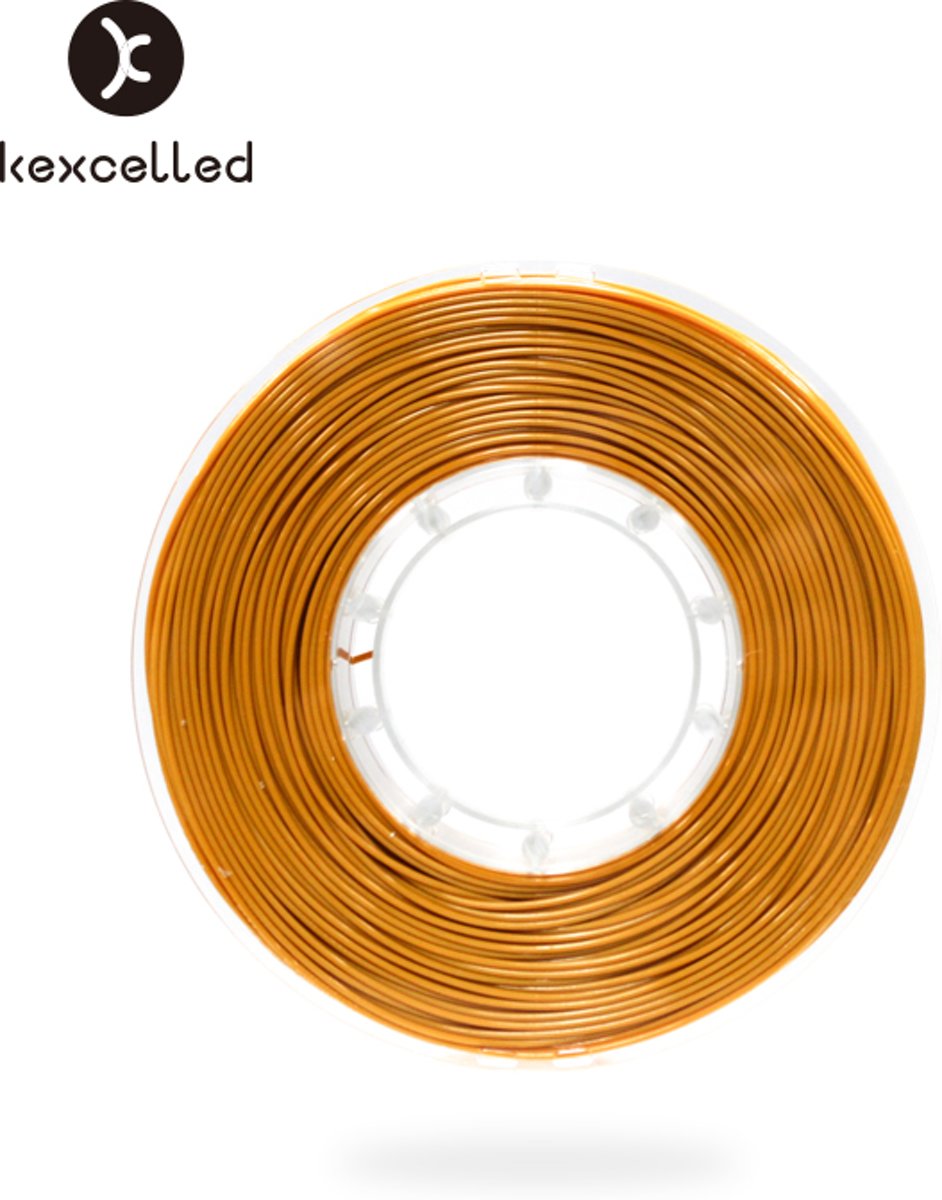 kexcelled-PLAsilk-1.75mm-goud/gold-500g(0.5kg)-3d printing filament