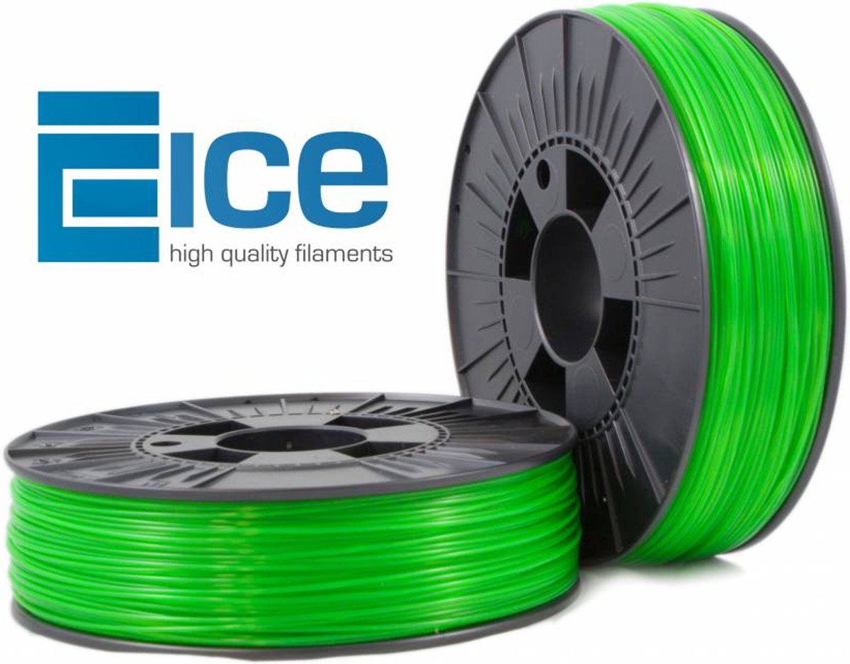 ICE Filaments ABS+ 'Transparent Gracious Green'