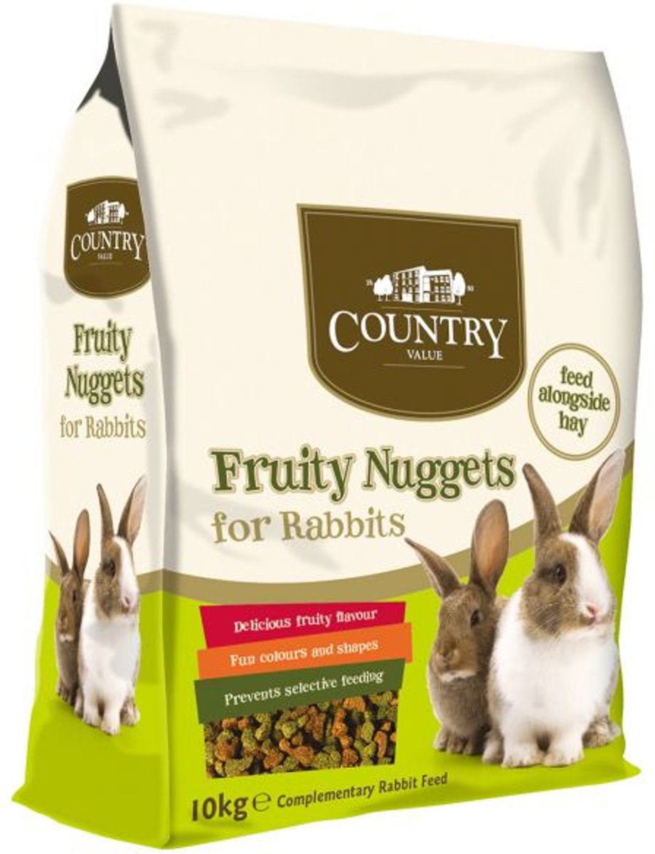 Burgess country value fruity nuggets rabbit 10 kg