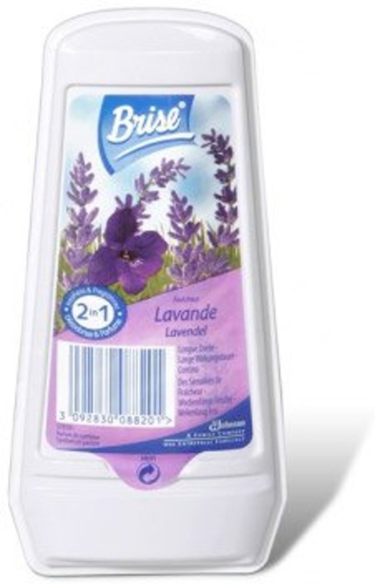 Foto van Glade by Brise luchtverfrisser lavendel flacon van 150 g
