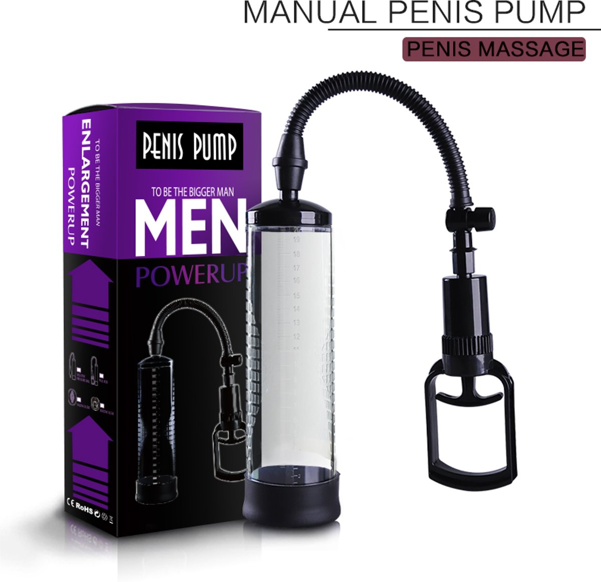 Foto van BLYELOVE Professionele Penis Pomp - Erect Penis - Enlarging