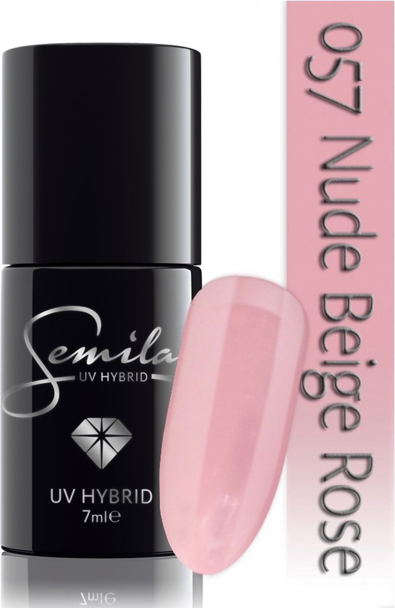 Foto van 057 UV Hybrid Semilac Nude Beige Rose 7 ml.