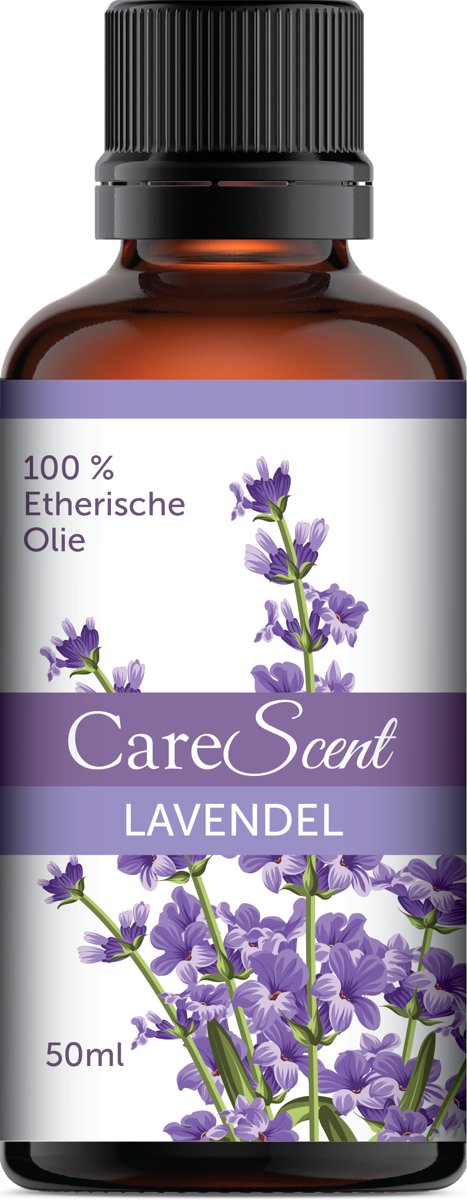Foto van CareScent Lavendel Olie 50ml | Etherische Olie | Essentiële Olie | Geur Olie | Lavendelolie voor Aromatherapie | Aroma Diffuser Olie
