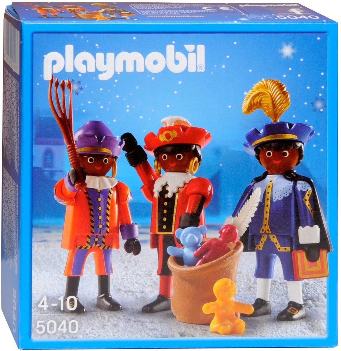 Playmobil® 5040 Drei Gehilfen des Nikolaus 3 Pakjespieten Zwarte Piet SELTEN 