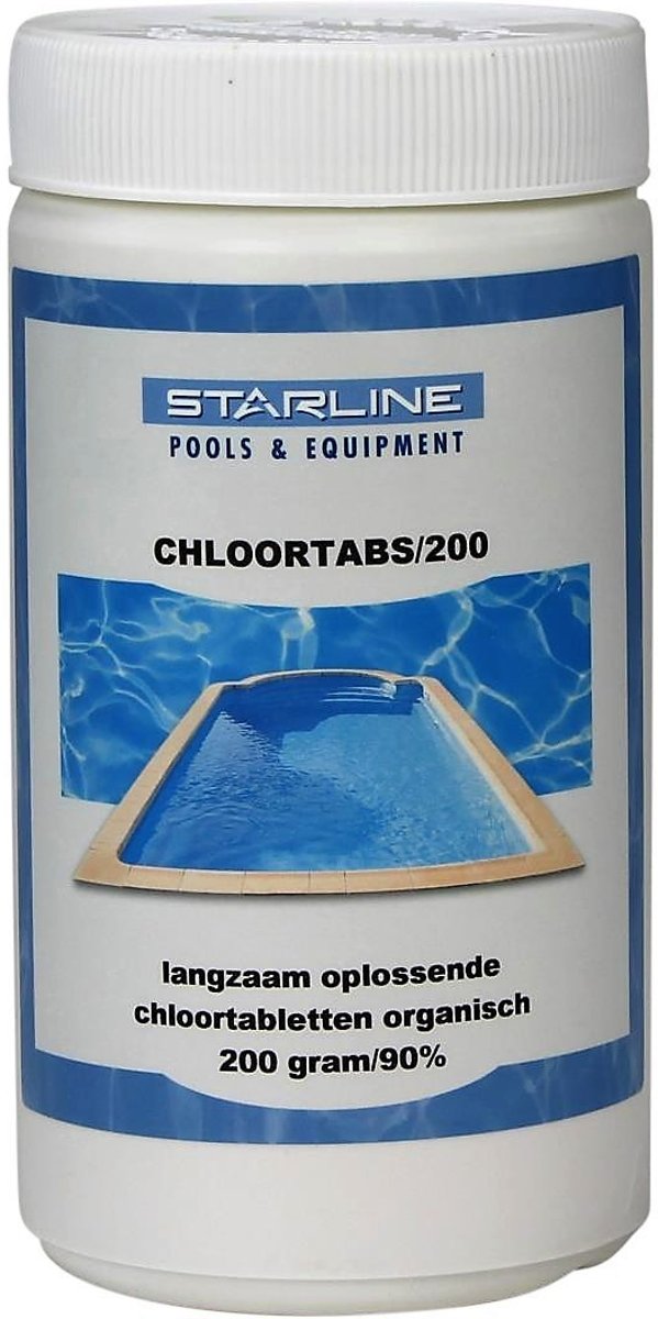 Starline chloortabletten 200 grams 1 kg