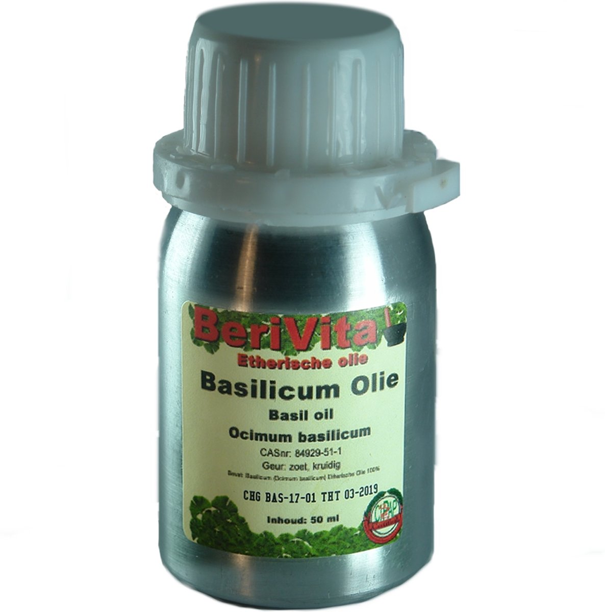 Foto van Basilicum Olie 100% 50ml - Etherische Olie
