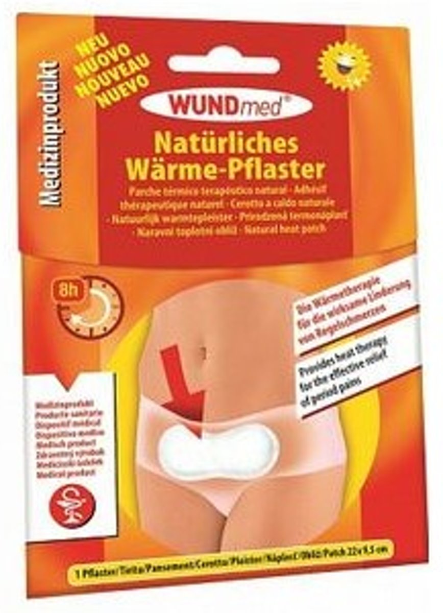 Foto van Wundmed Warmtepleister Voor Pijn Tijdens De Periode - Plaster warm menstrual pain - pijn pleister - 8 UUR WARMTE