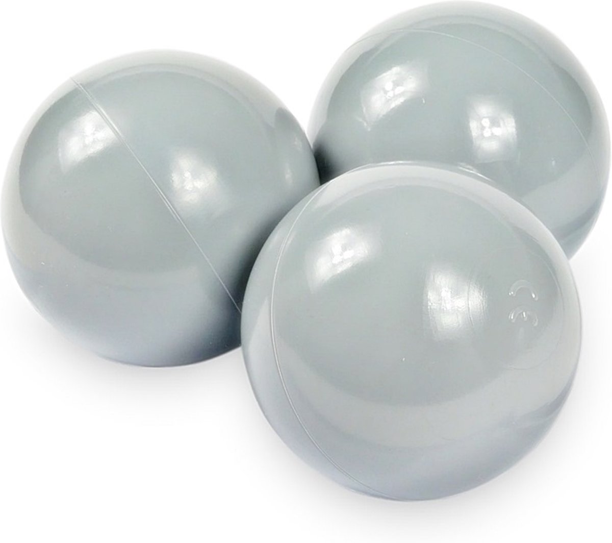 Ballenbak ballen grijs (70mm) voor ballenbak 100 stuks