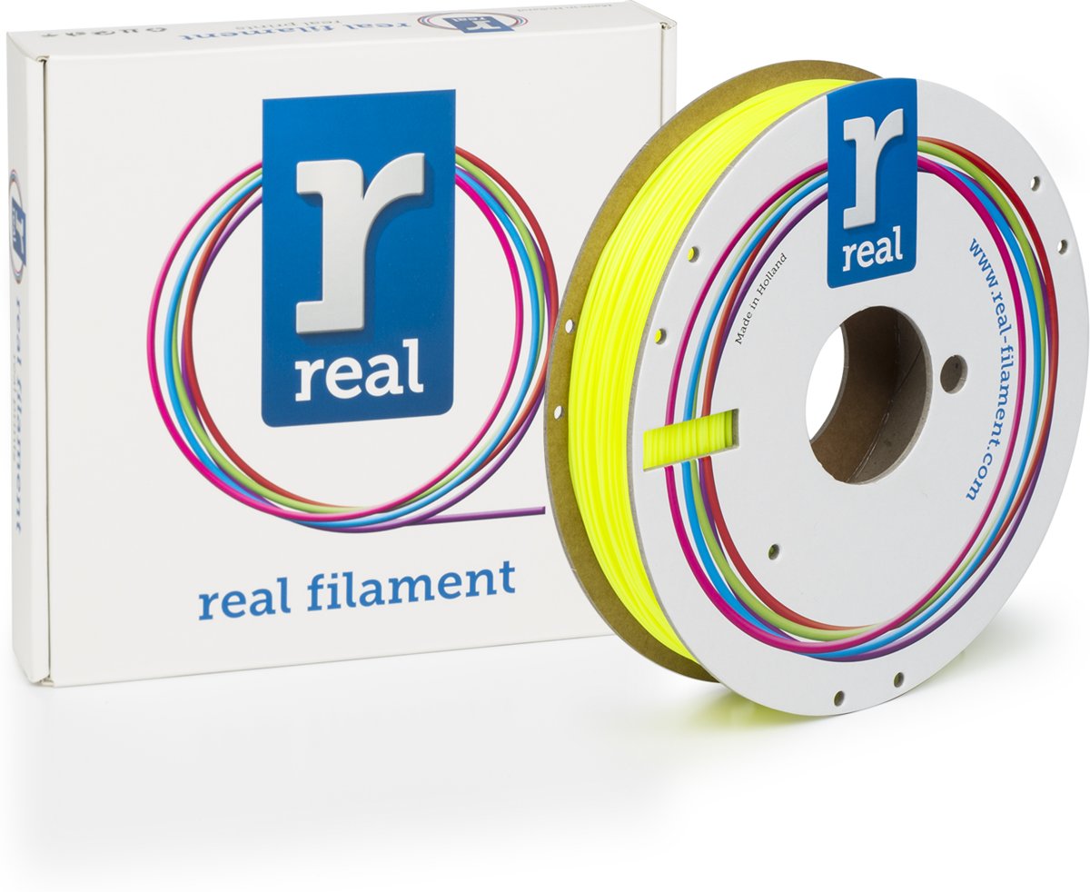 REAL Filament PLA fluoriserend geel 1.75mm (500g)