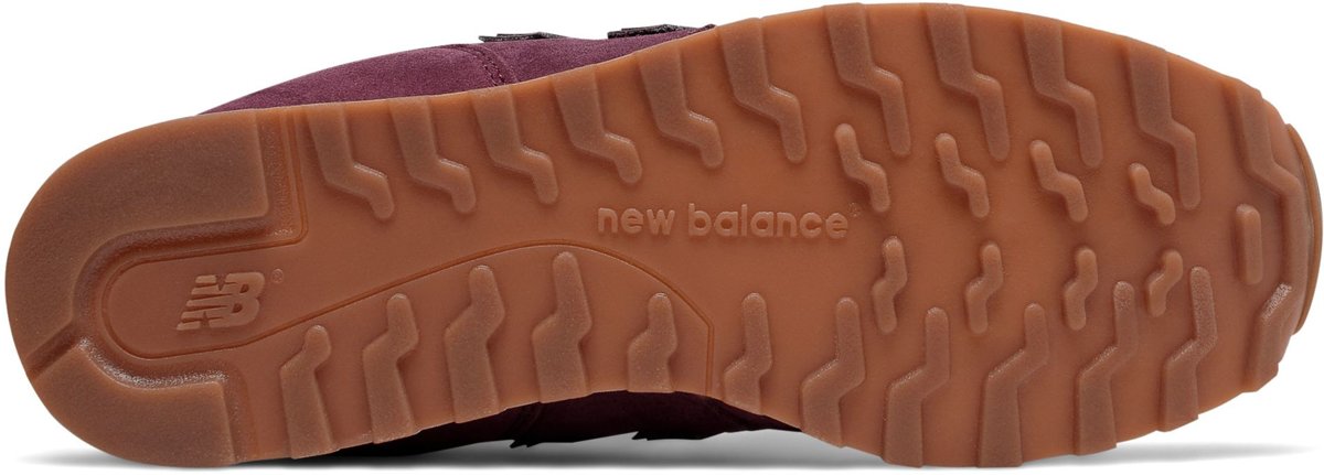 new balance dames 373 classics running leer grijs roze sneakers