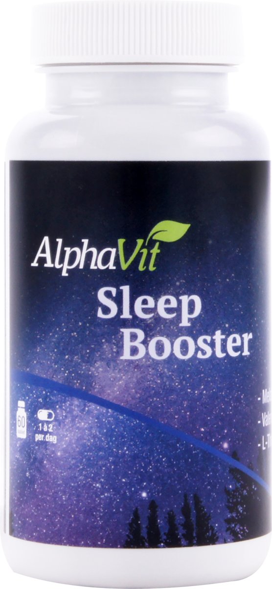 Foto van AlphaVit Sleep Booster met Melatonine, sinds 2014 de enige echte, 100% natuurlijk slaapmiddel