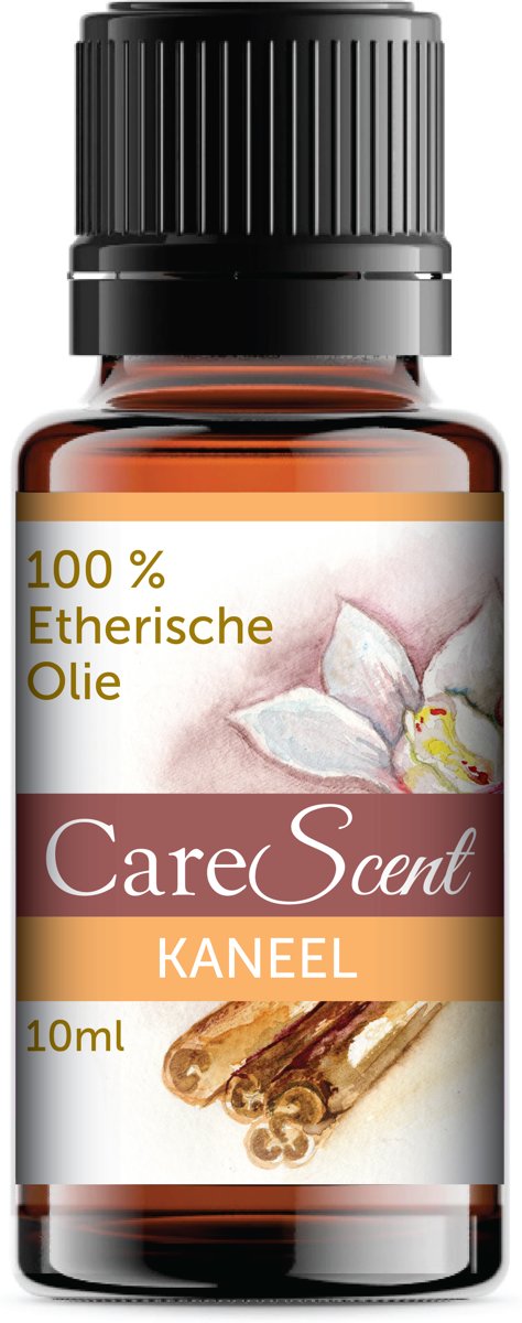 Foto van CareScent Kaneel Etherische Olie | Essentiële Olie voor Aromatherapie | Geurolie | Aroma Olie | Aroma Diffuser Olie | Kaneelolie - 10ml