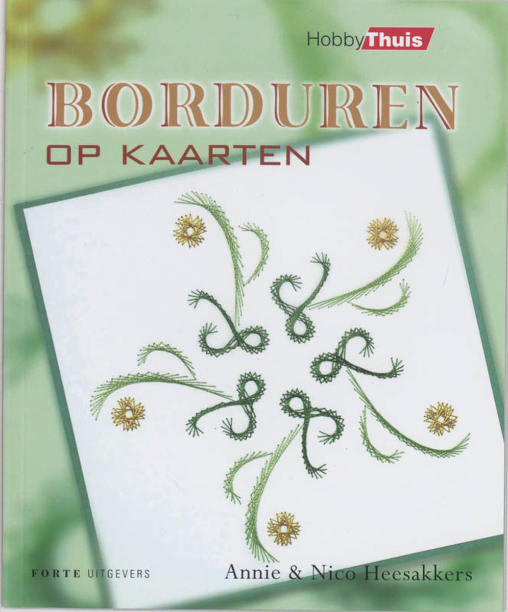 Hedendaags bol.com | Borduren Op Kaarten, A. Heesakkers | 9789058774781 | Boeken UR-06