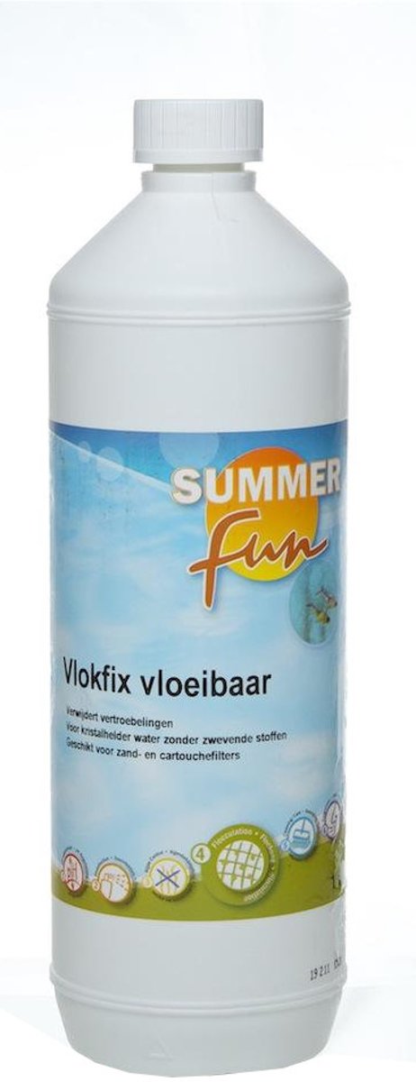 Summer Vlokfix voor Zwembaden - 1 ltr