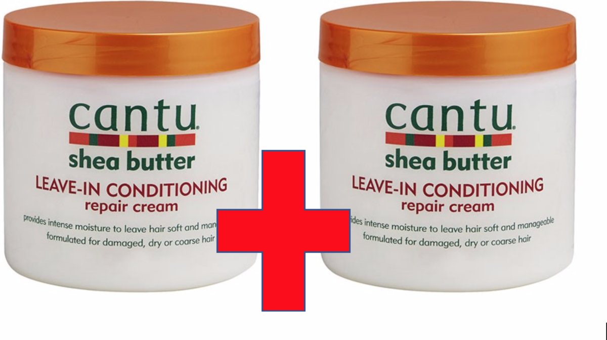 Foto van Cantu - Shea Butter Leave In Conditioning Repair Cream 16oz / 453g
