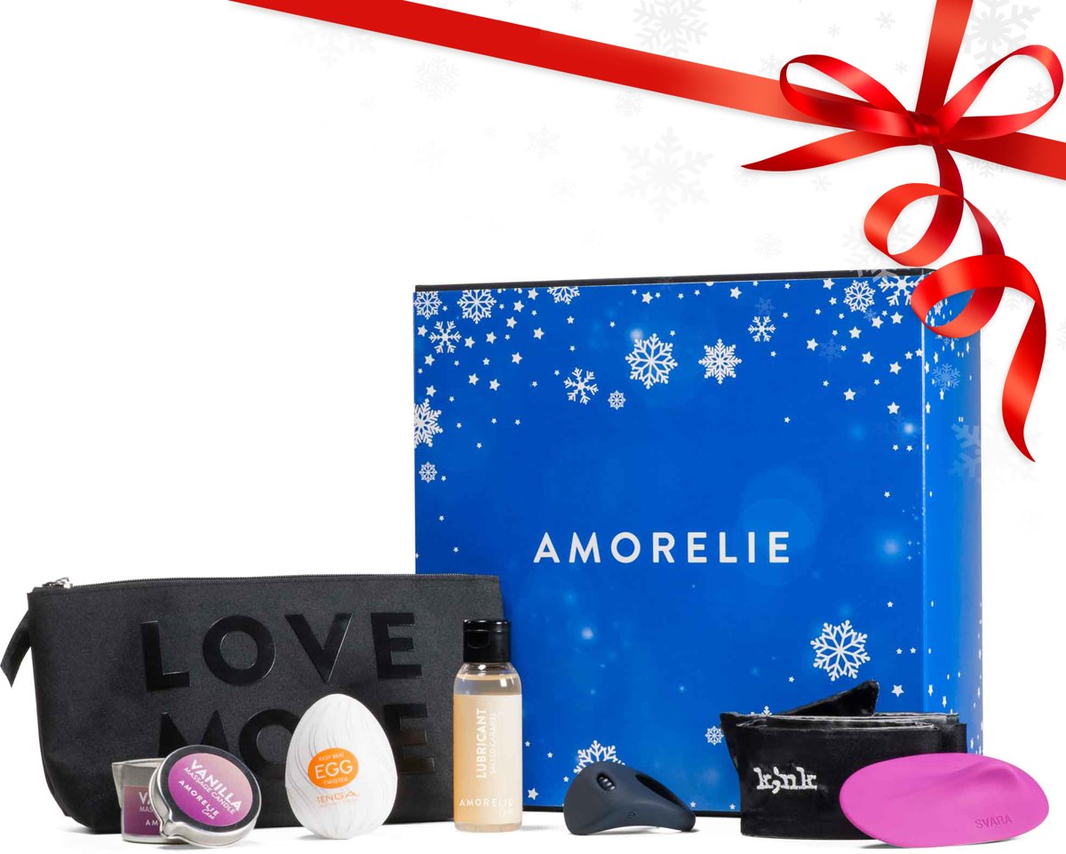Foto van Amorelie Winter Geschekset 2018 - Gift - box Met 7 Erotische verrassingen t.w.v. 160€