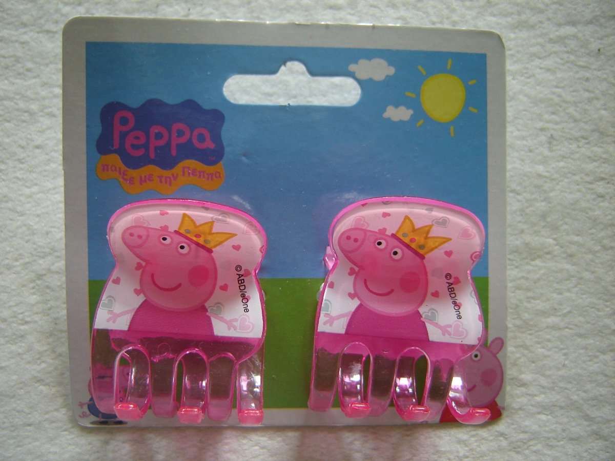 Foto van Set van 2 haarklemmen van Peppa Pig