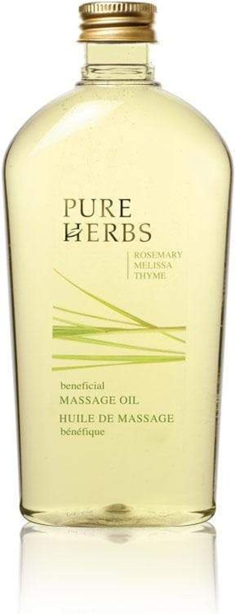 Foto van Massage Olie Pure herbs 250ml