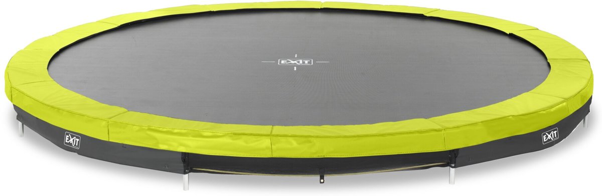 EXIT Silhouette inground trampoline ø427cm - groen
