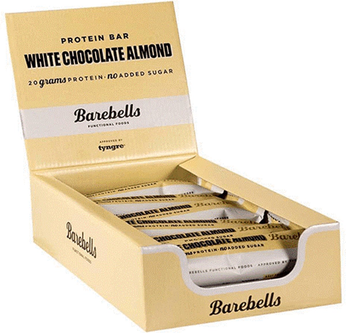 Foto van Barebells Protein Bars - Proteïnereep - 12 repen - White Chocolate Almond