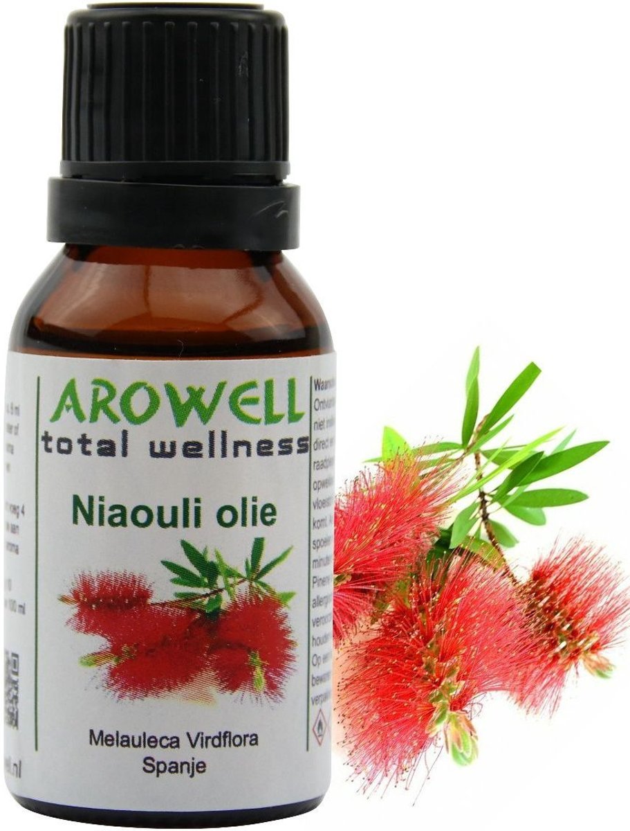 Foto van Arowell - Niaouli etherische olie - 15 ml (Melaleuca Viridiflora) - geurolie - sauna opgiet