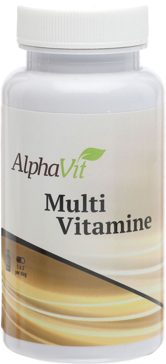 Foto van AlphaVit Multi Vitamine, uitgebalanceerde formule met alle belangrijke vitaminen en mineralen in juiste verhouding en de hoogste kwaliteit