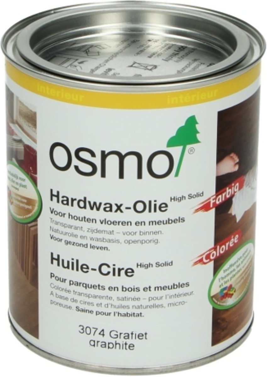 OSMO Hardwax Olie 3074 Grafiet 0,75L