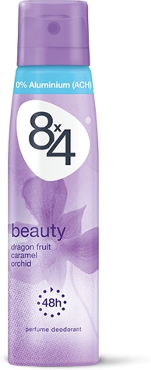 Foto van 8x4 Beauty spray 150 ml - 0 - Deodorant