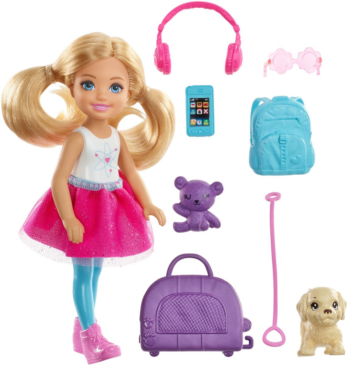 Barbie Travel Chelsea Reisplezier Met Accessoires