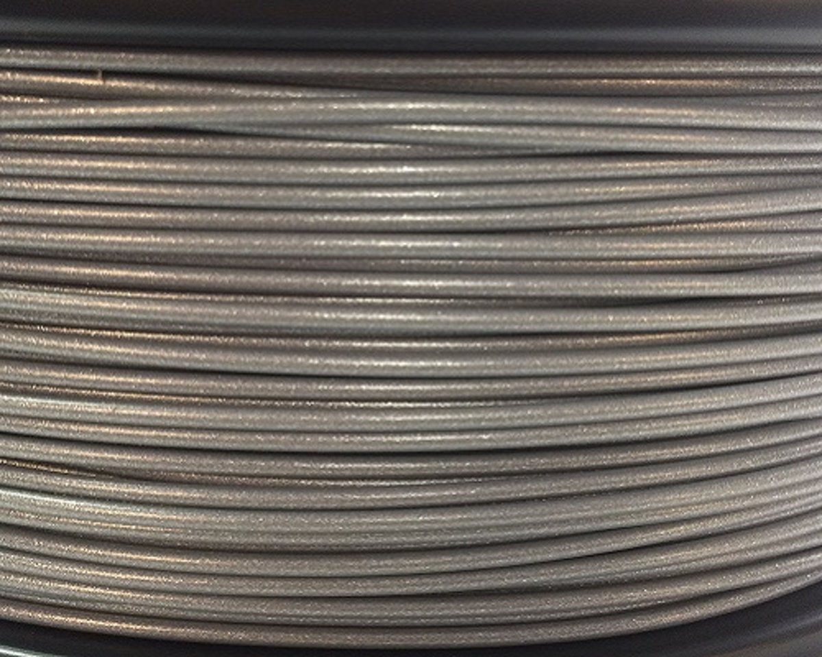 Bits2Atoms PLA filament silver 1,75mm 750gram