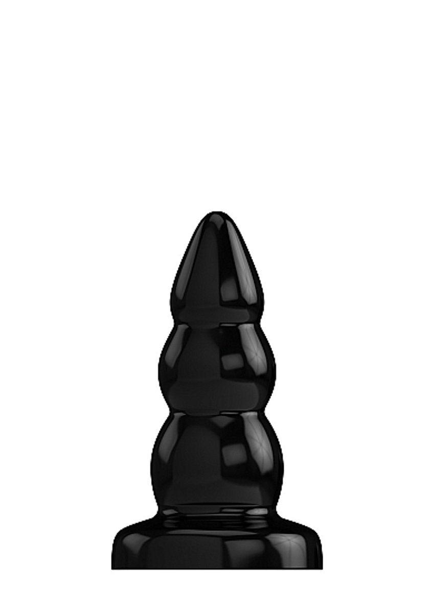 Foto van Buttplug - Rubber - 4 Inch - Model 6 - Black