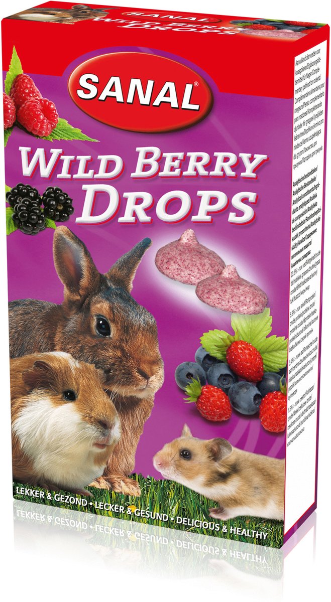 Sanal wild berry drops knaagd 45gr