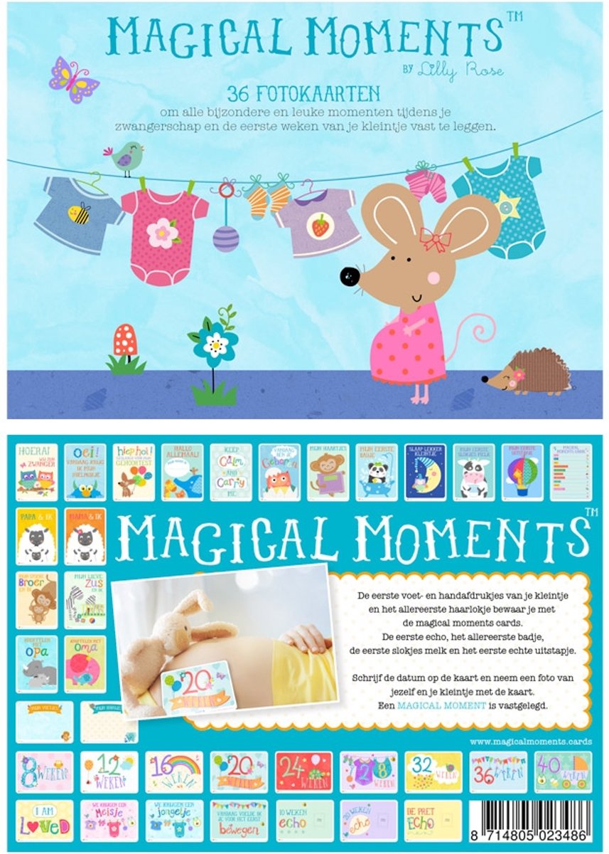 Magical Moments Fotokaarten Box Zwangerschap