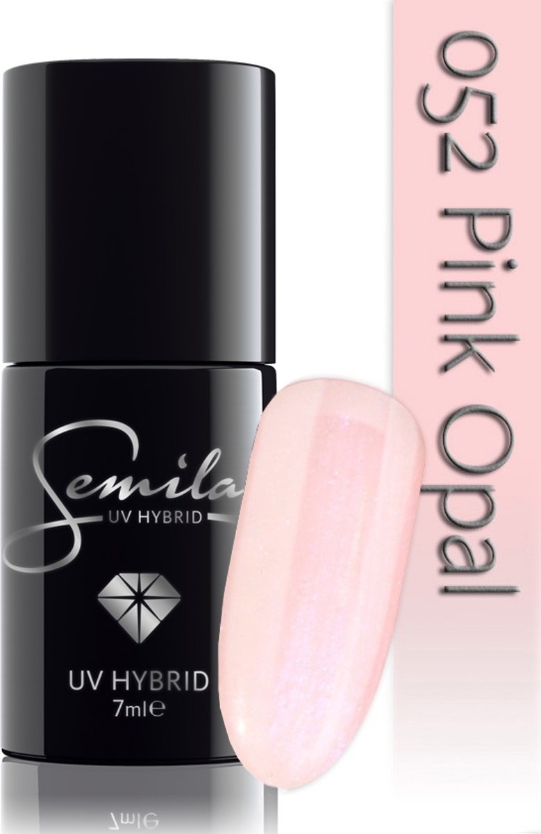 Foto van 052 UV Hybrid Semilac Pink Opal 7 ml.