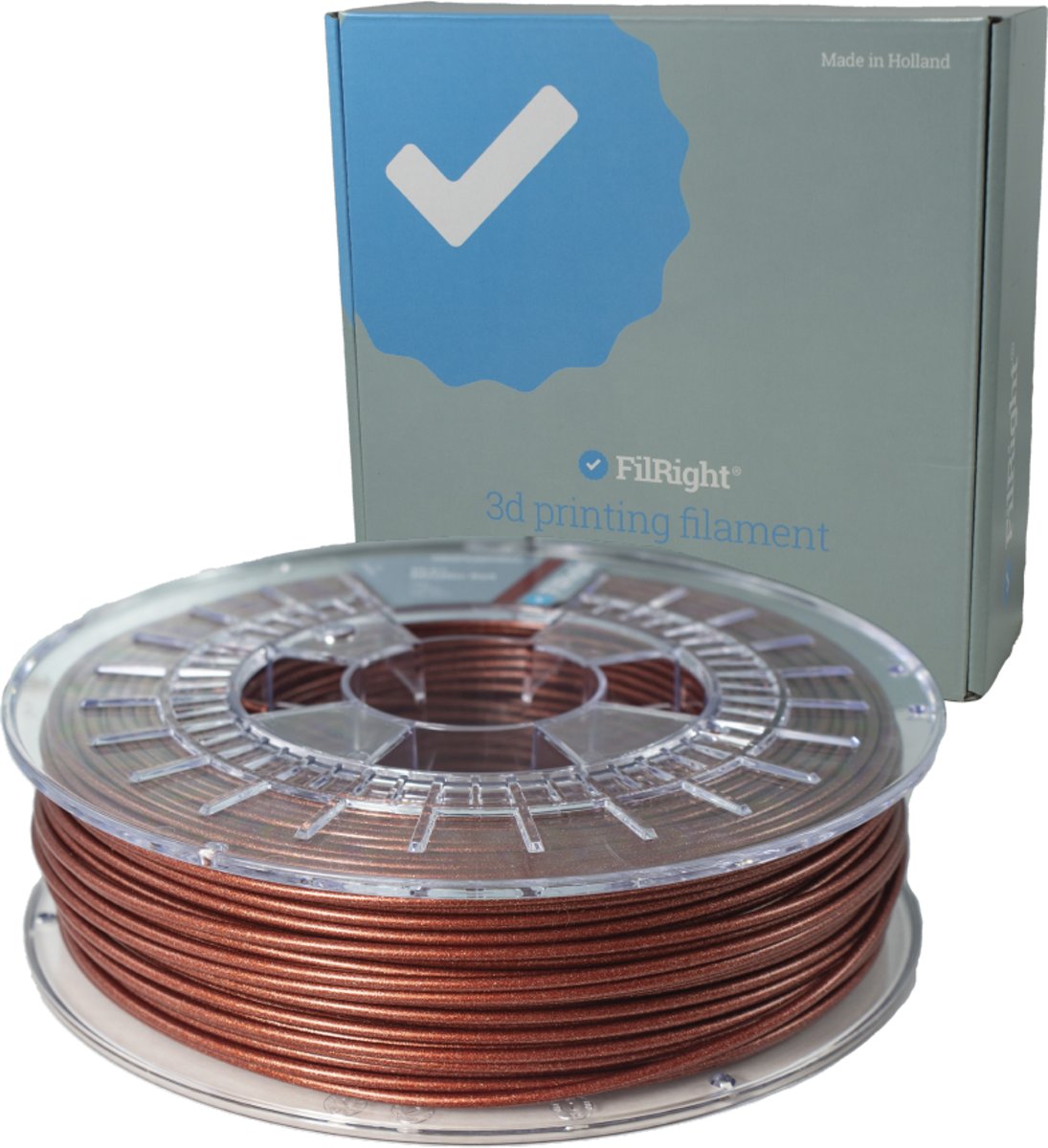 PLA+ Filament - Rood Metallic - 2.85mm - 750 g - FilRight Pro