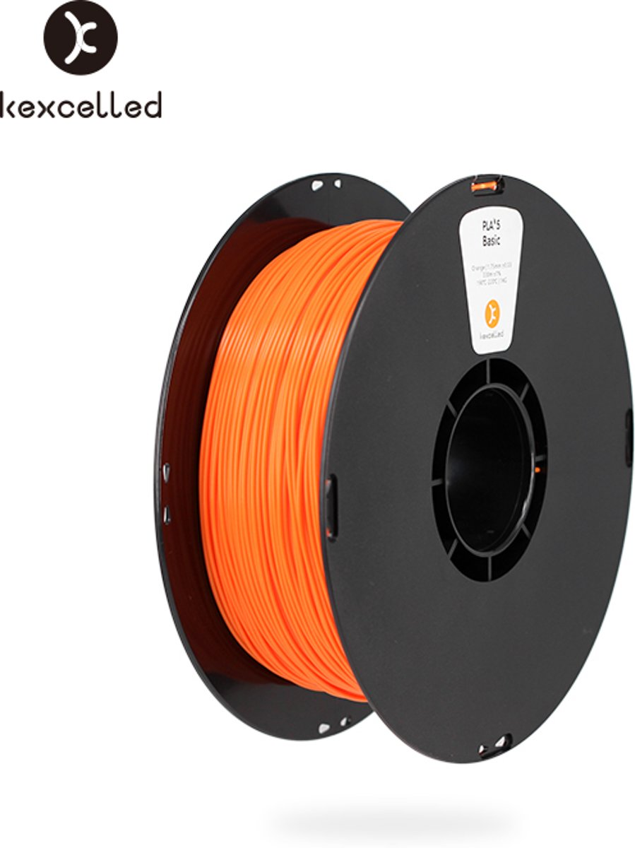 kexcelled-PLA-1.75mm-oranje/orange-1000g*5=5000g(5kg)-3d printing filament