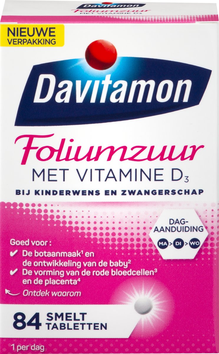 Bolcom Davitamon Foliumzuur Vitamine D Zwangerschap