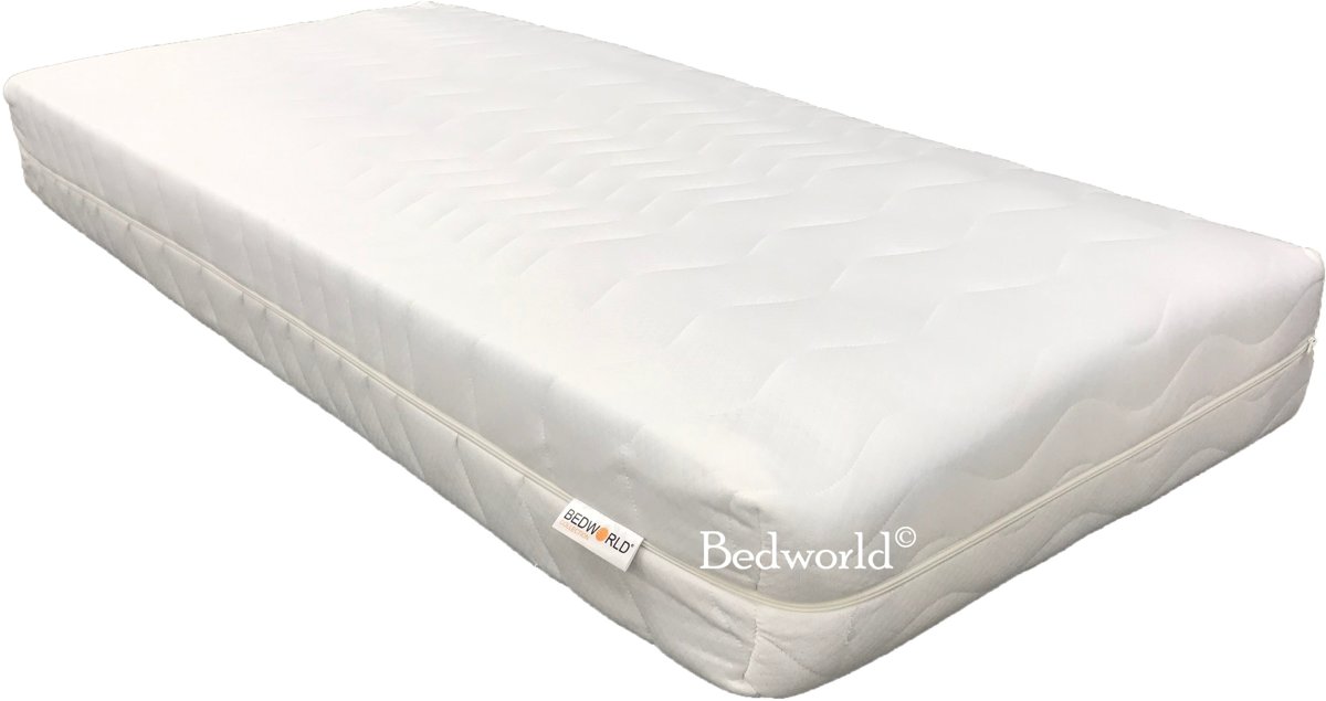 Bedworld 70x160 Peuter Kleuter pocket matras koudschuim HR45 Medium ligcomfort