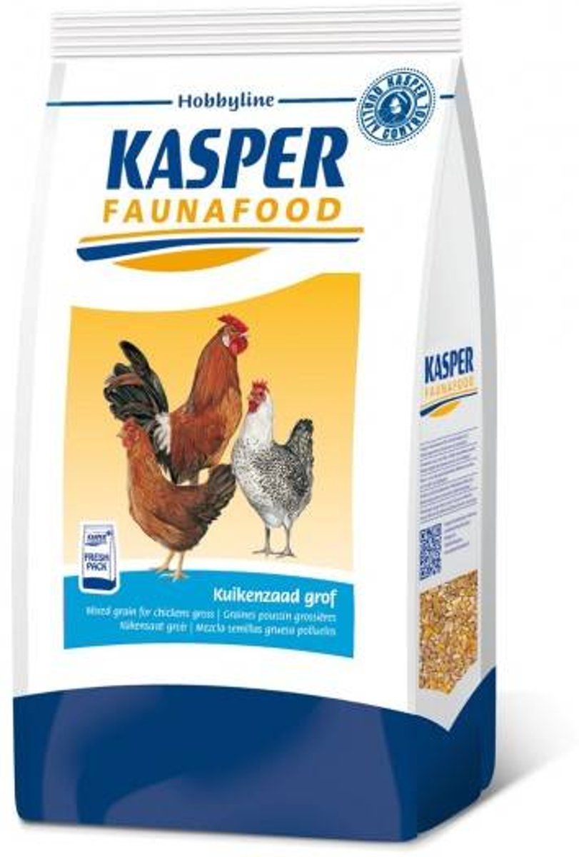 Kasper Faunafood Hobbyline Kuikenzaad Grof - Kippenvoer - 4 kg