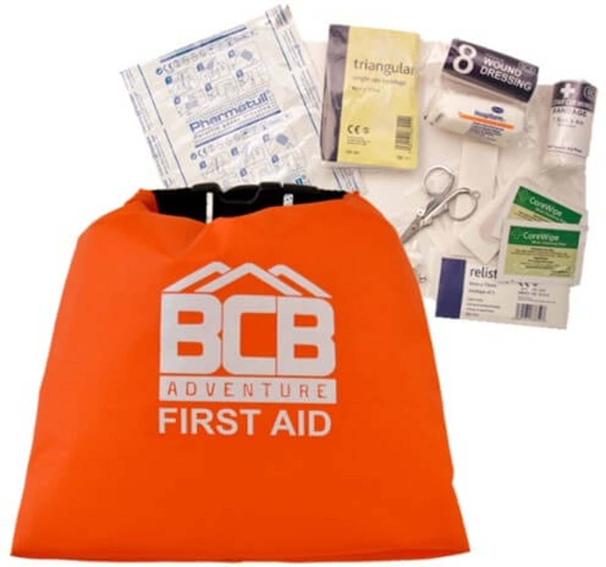 Foto van Bushcraft EHBO set Lichtgewicht First Aid - kit 12-delig