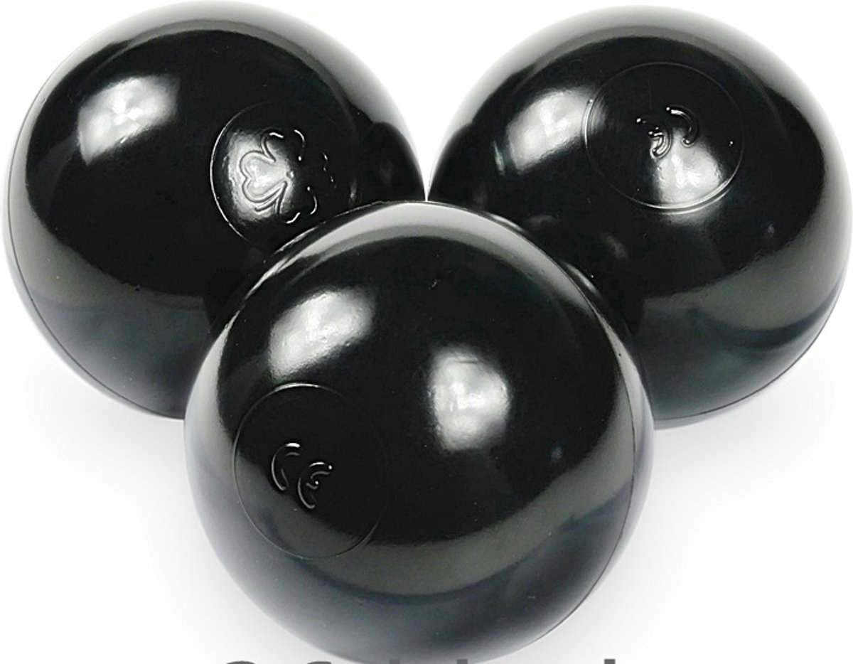 Ballenbak ballen zwart (70mm) voor ballenbak 300 stuks