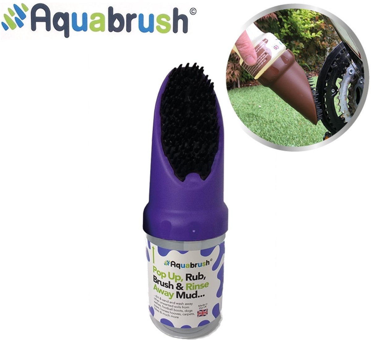 Foto van AquaBrush 250ml Cleaning kit Purple