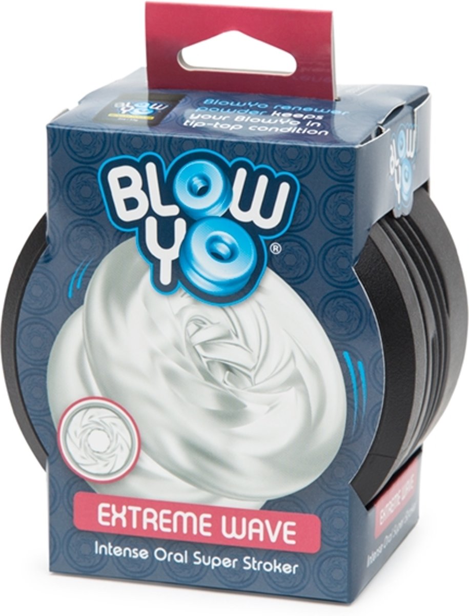 Foto van BlowYo - Extreme Wave - Intense Oral Super Stroker - transparant