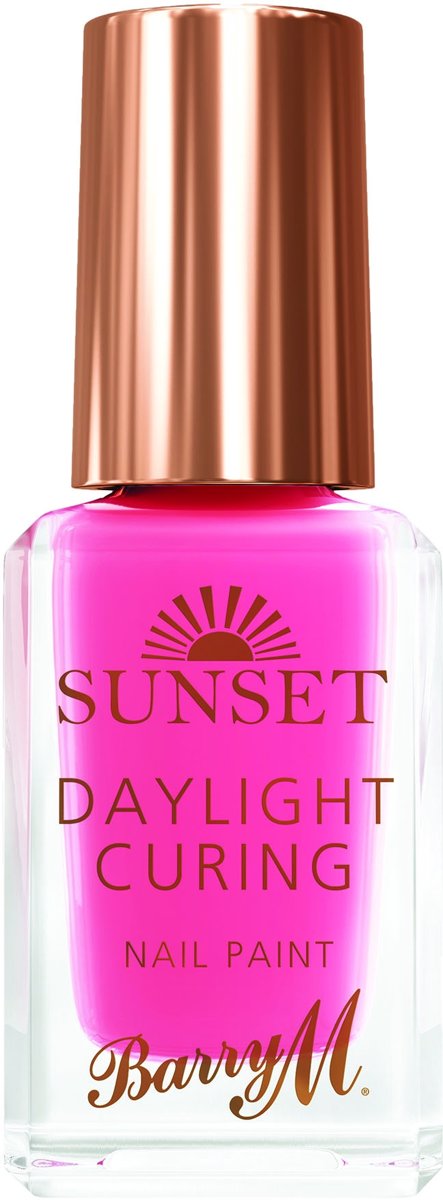 Foto van Barry M Nagellak Sunset # 6 I've Been Pinkin' + Sunset Topcoat Duo